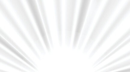 Starburst light beam abstract White Background