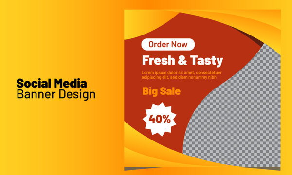 Restaurant Social Media post design 