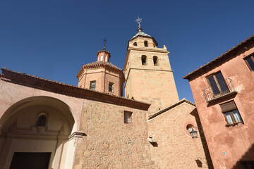 Fototapeta na wymiar cathedral of Albarracin, Teruel province, Aragon, Spain