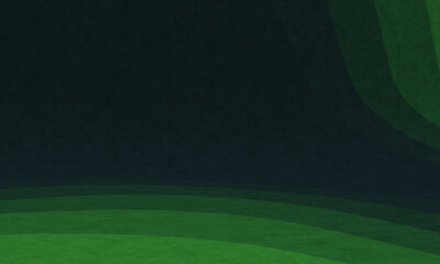 Abstract green layered gradient  background.