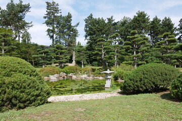 Japanischer Garten im Dordpark in Düsseldorf