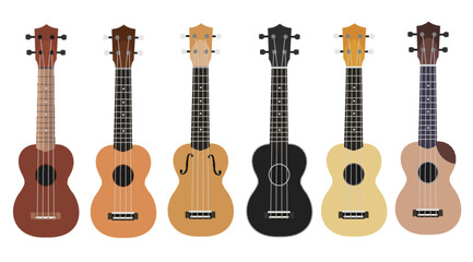 Ukelele Models Vector Pack / Ai Illustrator