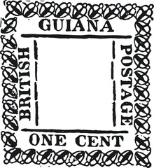 Vintage Postal, Postage, Mail Stamps in Vector