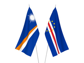 Republic of the Marshall Islands and Republic of Cabo Verde flags