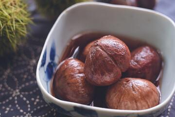家庭で手作り 秋の味覚 栗の渋皮煮