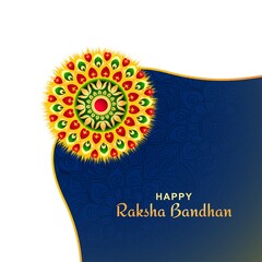 Brother and sister of raksha bandhan rakhi festival card background