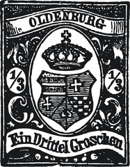 Obraz premium Vintage Postal Stamp, Postage Stamp, Mail Stamps in Vector