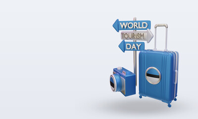 3d tourism day Estonia flag rendering right view