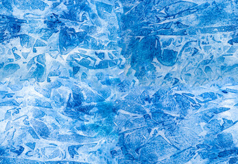 Abstract seamless pattern blue colors