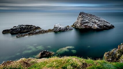 Long Exposure landscape on the Moray Coast Scotland