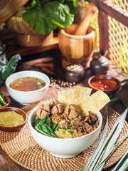 chicken noodle meatball