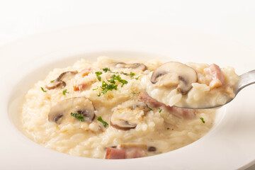 きのこチーズリゾット