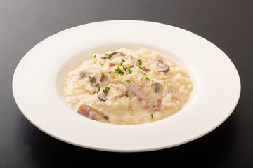 きのこチーズリゾット