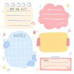 Cute Memo Set