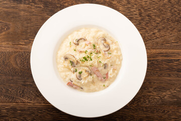 きのこチーズリゾット