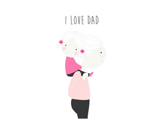 I love dad, father 's day
