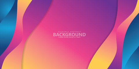 Abstract background with wave style and dynamic colorful effect. Modern texture pattern background. Vector illustration for elements design.