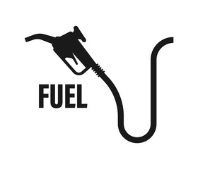 Fuel pump icon, Oil and fuel consumption.