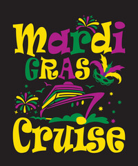 Mardi Gras Cruiseis a vector design for printing on various surfaces like t shirt, mug etc. 