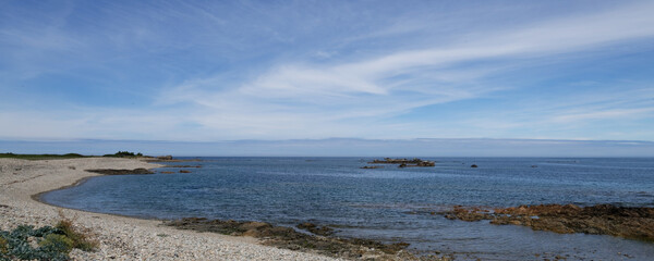 Normandie-Manche-Cotentin- plage et relief côtier