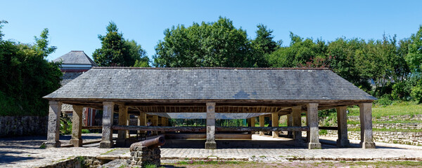 Lavoir des fontaines - Carantan les Maris manche (50) - construit en 1784