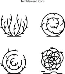 Tumbleweed icons isolated on white background. Tumbleweed icon trendy and modern Tumbleweed symbol for logo, web, app, UI. Tumbleweed icon simple sign.
