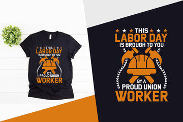 Labor day sort quote t-shirt template  design vector for labor day and POD business