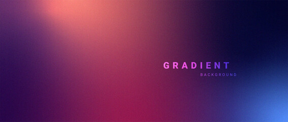 Abstract gradient background with grainy texture