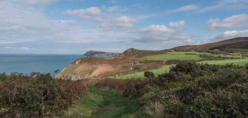 The coast at Fishguard in Pembrokeshire