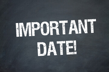 Obraz premium Important date!