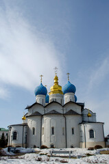 Fototapeta na wymiar Cathedral of the Annunciation in the Kazan Kremlin Republic of Tatarstan Russia