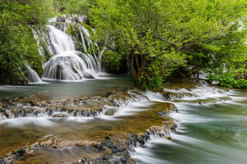 Obraz premium waterfall in the forest