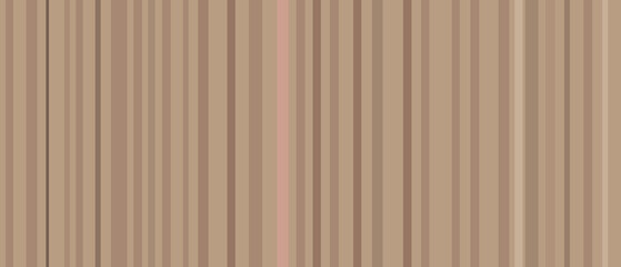 Brown trend background panoramic wide, neutral striped wallpaper splash, abstract texture. Minimal template with lines for website, light gradient design, vector illustration.