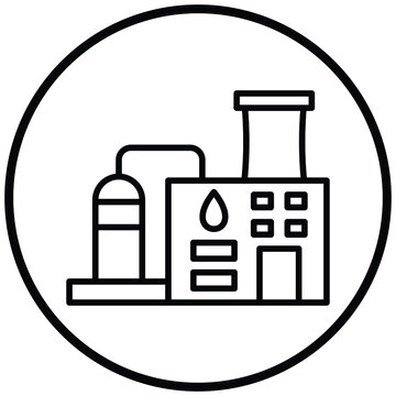 recommend clip art: Oil Refinery Icon Style