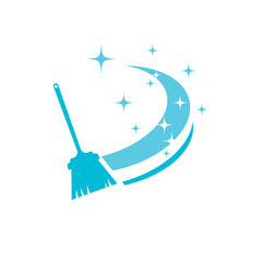cleaning clean service logo icon vector template