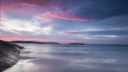 Obraz premium Beautiful cloudy morning Denmark, Western Australia