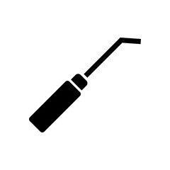 Excavator icon, full black. Suitable for website, content design, poster, banner, or video editing needs