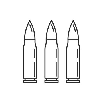 Bullets line icon. Editable stroke