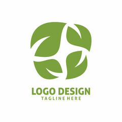 green leaf group logo design