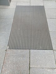 floor covering in front of the entrance in the office building