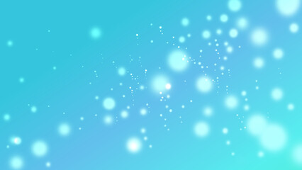 水中をイメージしたキラキラの背景イラスト（泡、ライトアップ）　夏　海