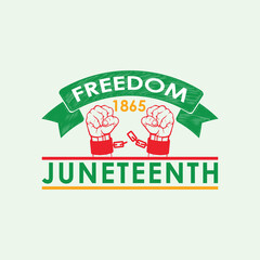 Juneteenth Freedom day Design 