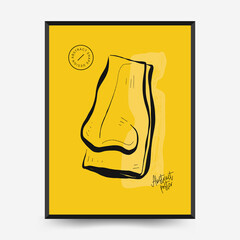 Antique statues vertical posters template. Modern card, wall art.