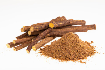 Glycyrrhiza glabra - Ground stems of organic licorice