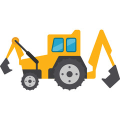 Front & backhoe loader Which Can Easily Modify Or Edit

