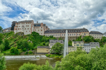 Fototapeta na wymiar Historisches Schloss in der Altstadt von Weilburg