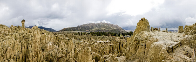 Fototapeta na wymiar Bolivia nature. Rocks in National Park in La Paz, Bolivia