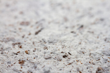 Extreme closeup of gray handmade paper