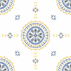 Lisbon illustration Azulejo Tiles italian Portuguese Spanish morocco Retro caramic Tile, Mediterranean Ornamental Background