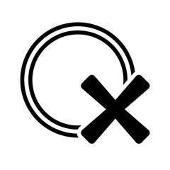 Obraz premium X mark